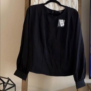 Express long sleeve business casual blouse med.